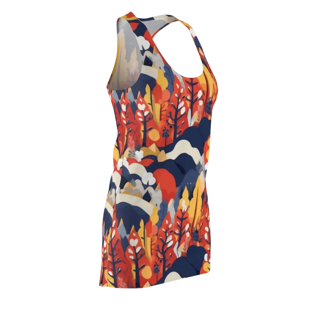 Autumnal Alpine on Racerback Dress — Front Side
