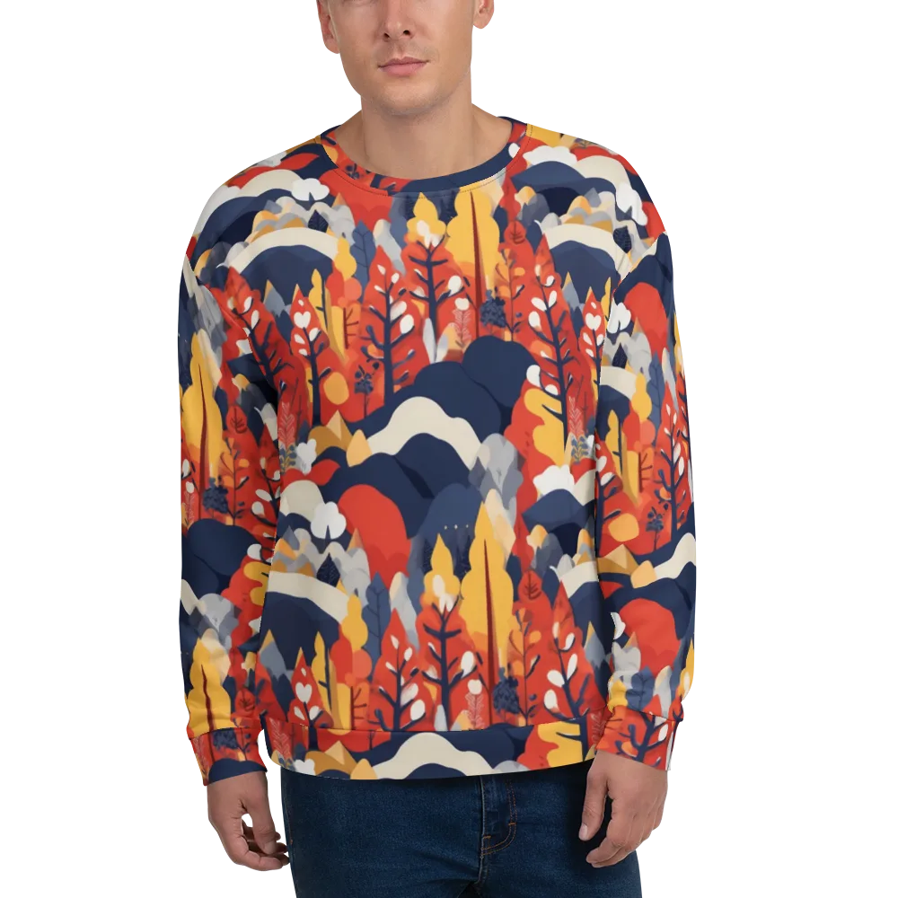 Autumnal Alpine on Sweatshirt — Front