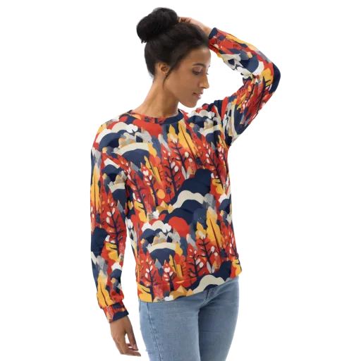 Autumnal Alpine on a Sweatshirt
