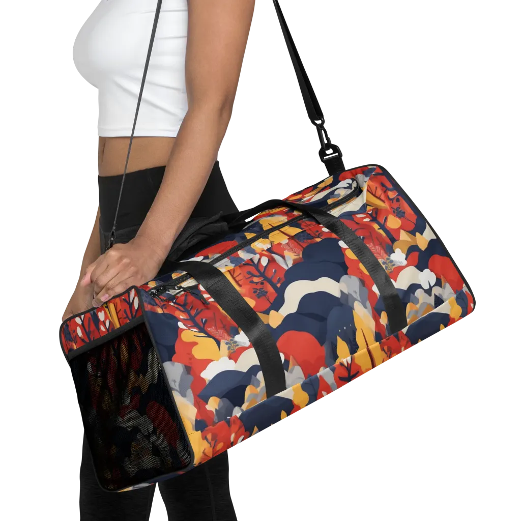 Autumnal Alpine on Duffle Bag — Front