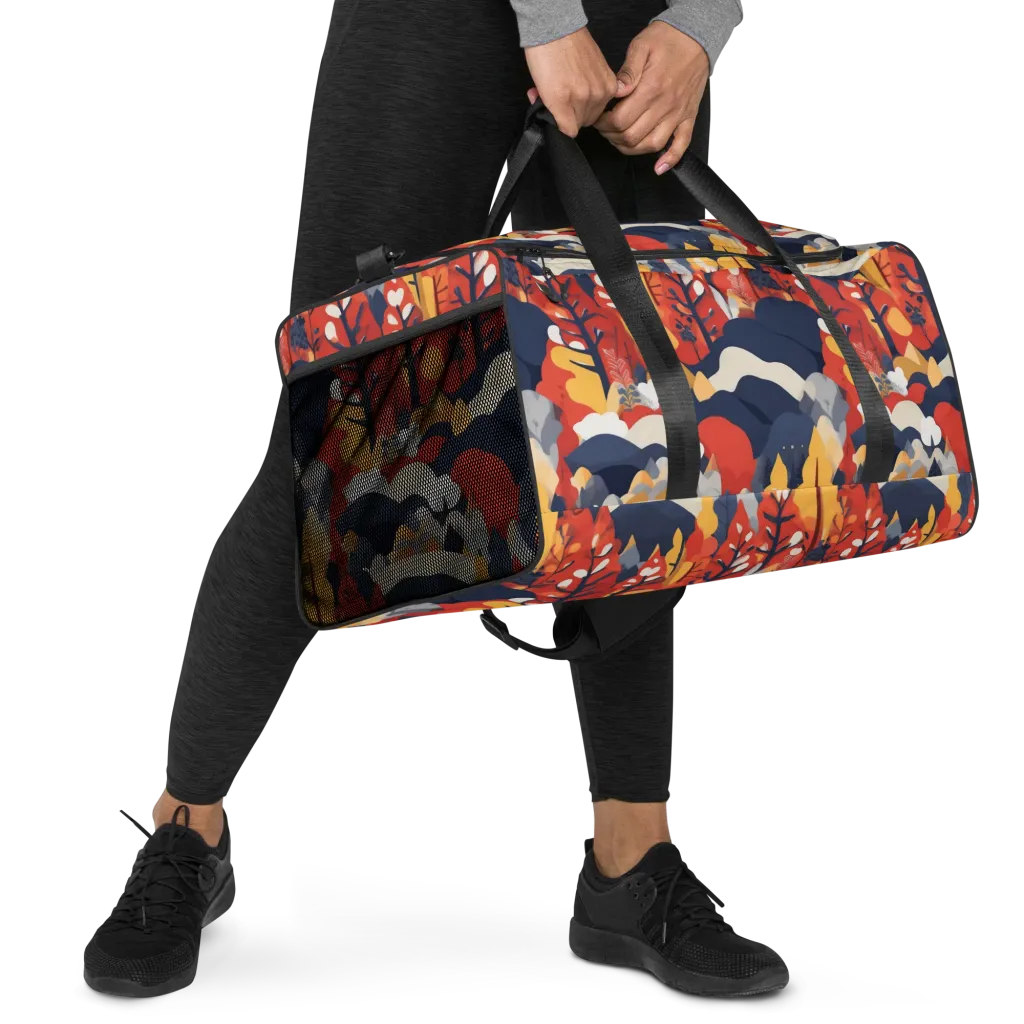 Autumnal Alpine on Duffle Bag — Right Front