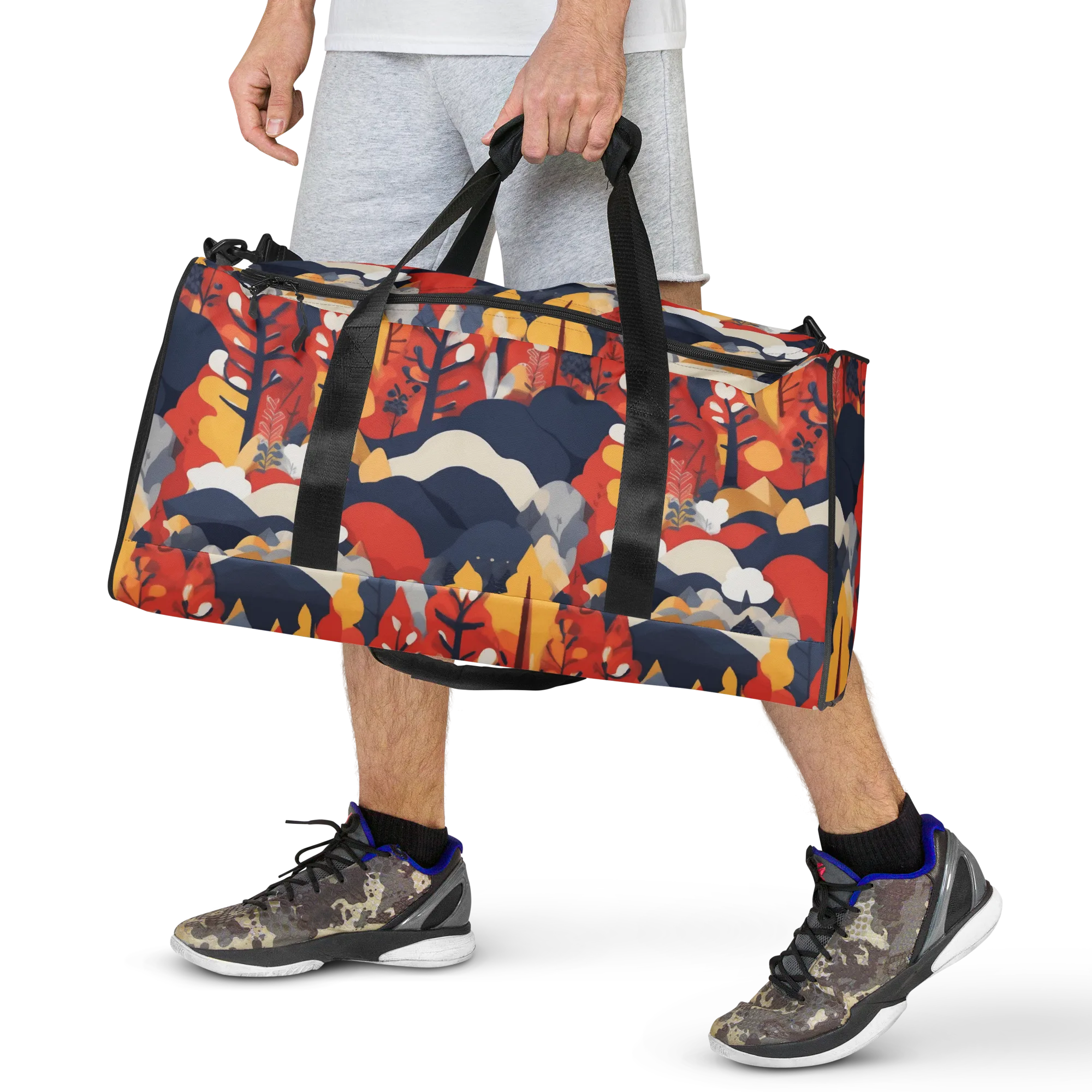 Autumnal Alpine on Duffle Bag — Front