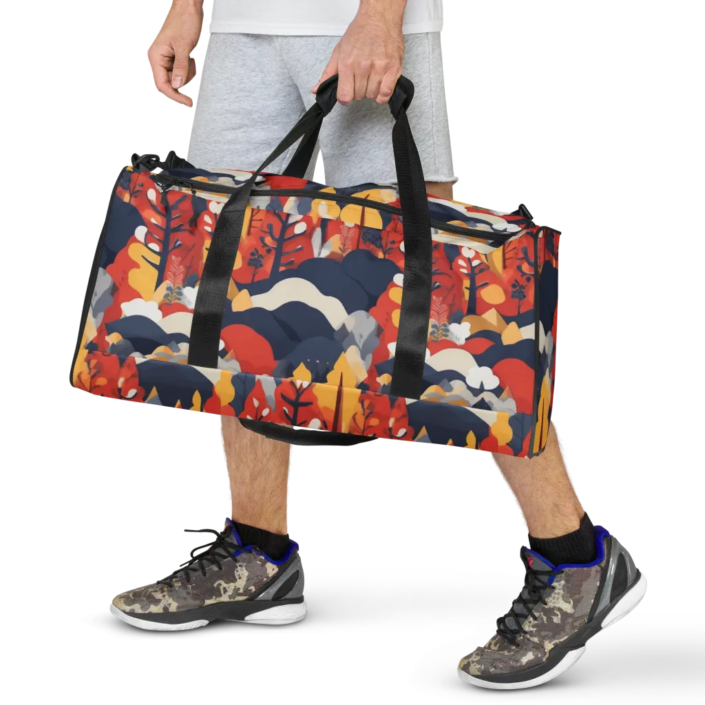 Autumnal Alpine on Duffle Bag — Front