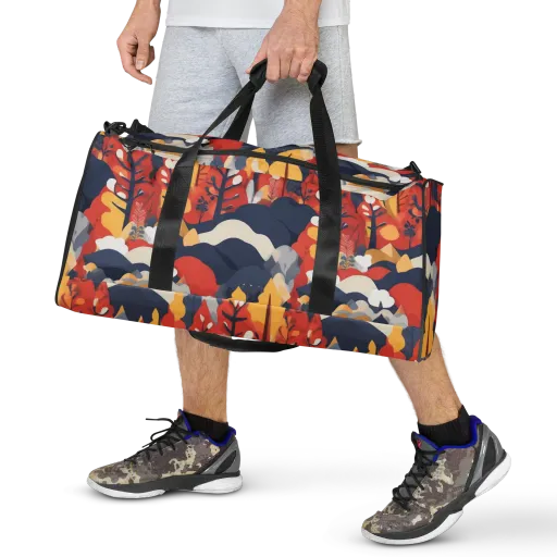 Autumnal Alpine on a Duffle Bag