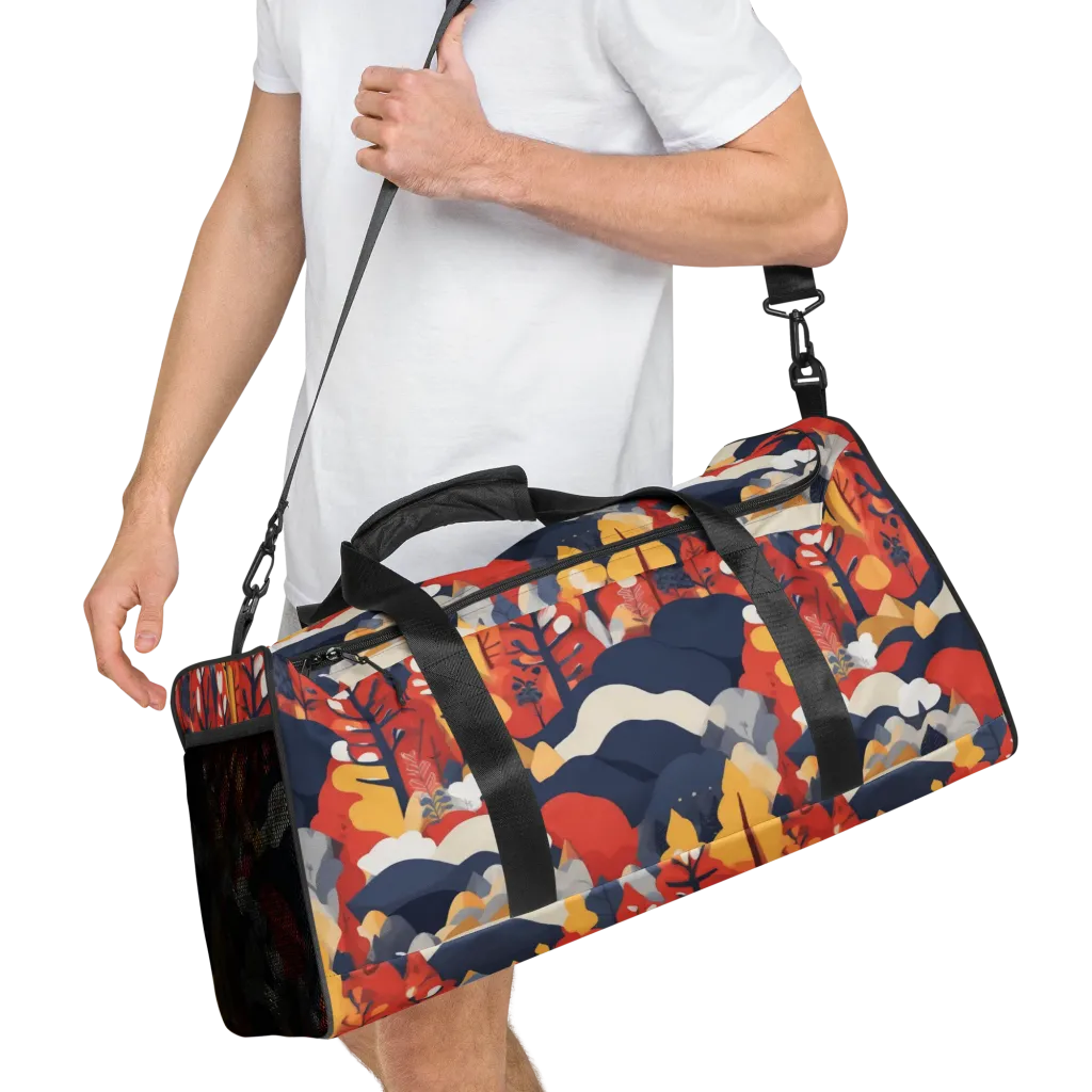Autumnal Alpine on Duffle Bag — Right Front