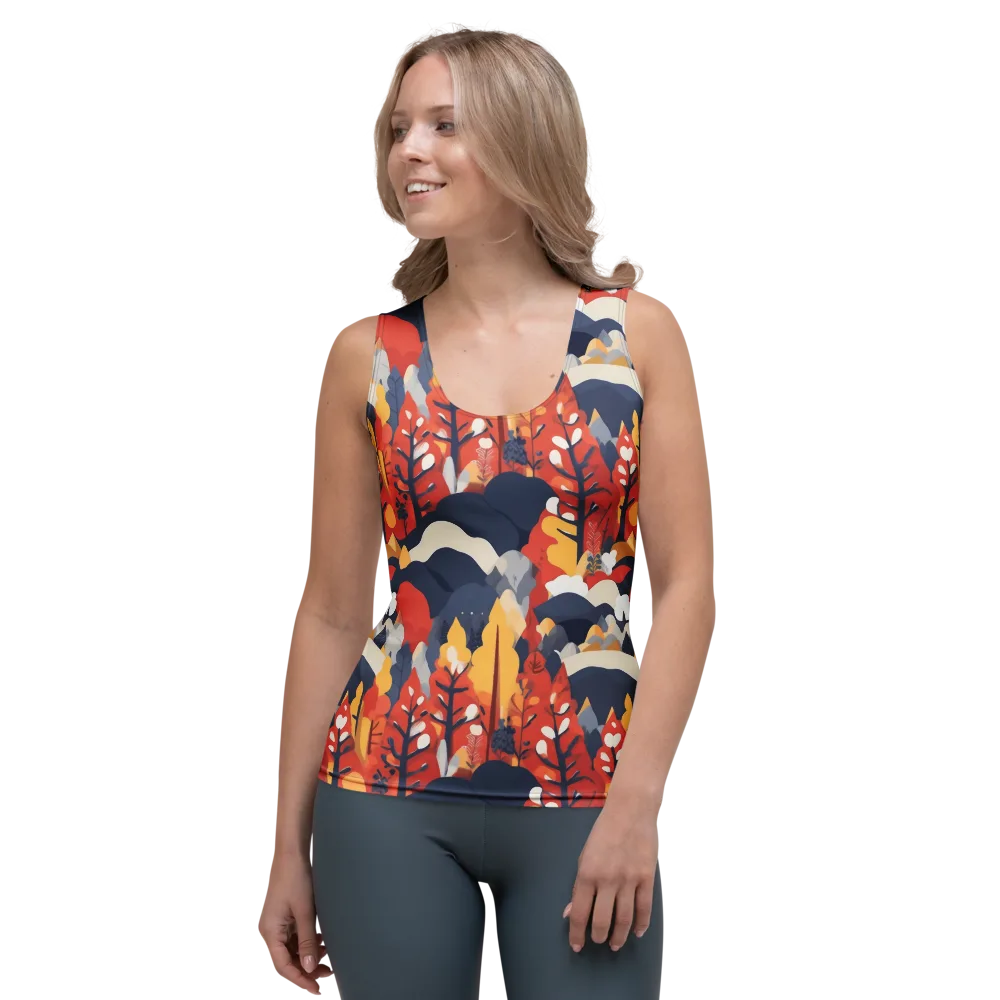 Autumnal Alpine on Women's Tank Top — Front