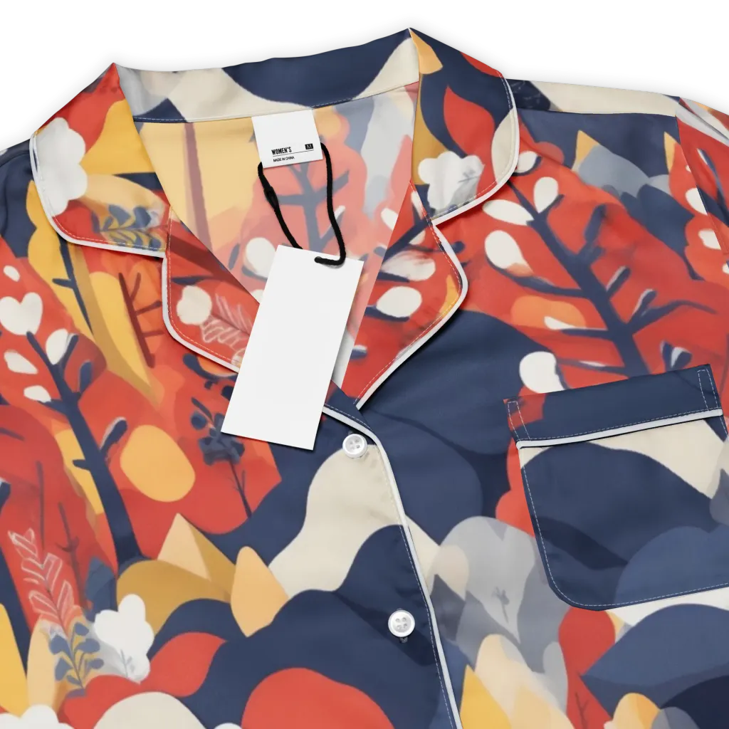 Autumnal Alpine on Women's Short Sleeve Pajama Top — Product details