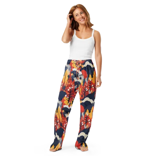 Autumnal Alpine on a Women's Pajama Pants