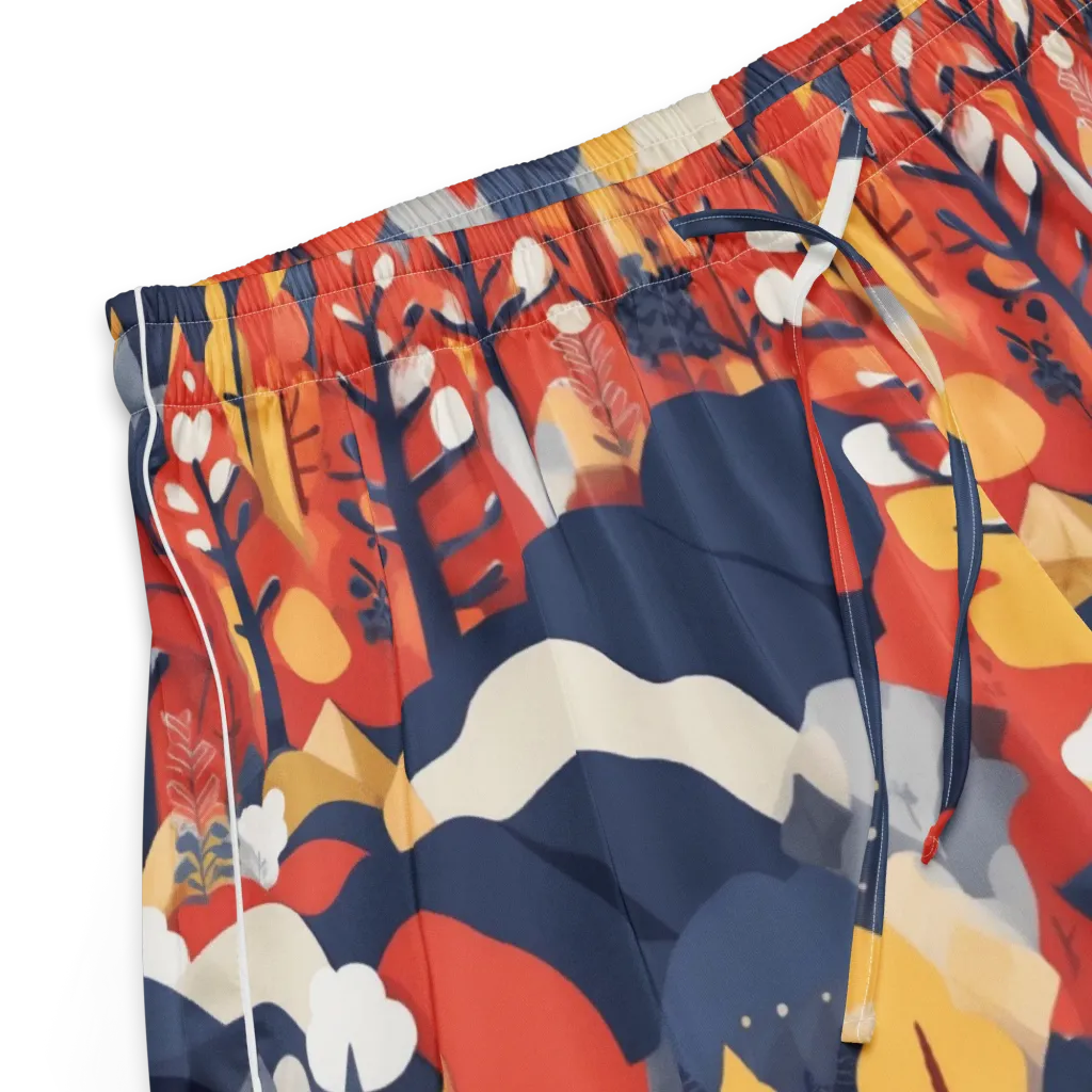Autumnal Alpine on Women's Pajama Shorts — Product details