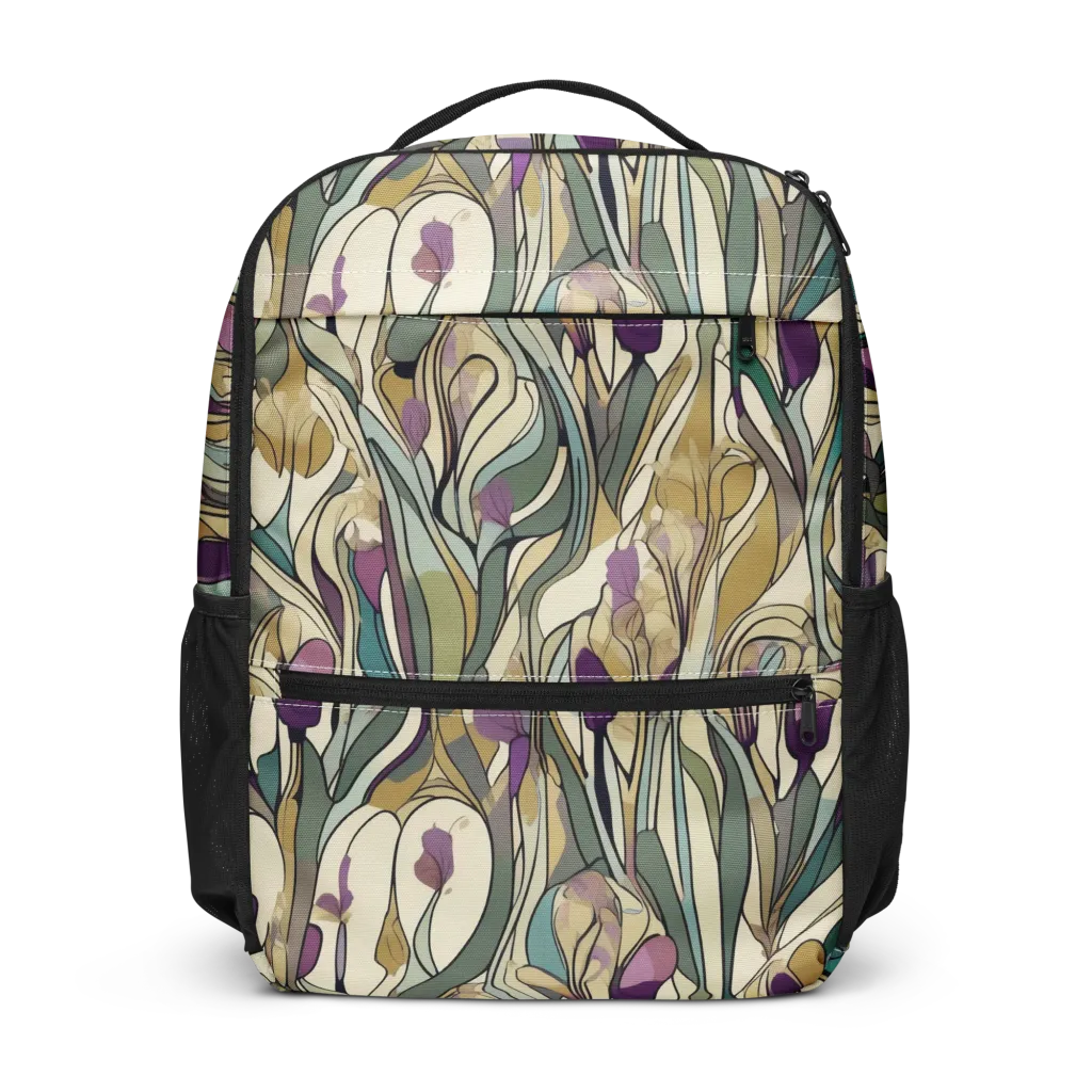 Iris Nocturne on Utility Backpack — Front