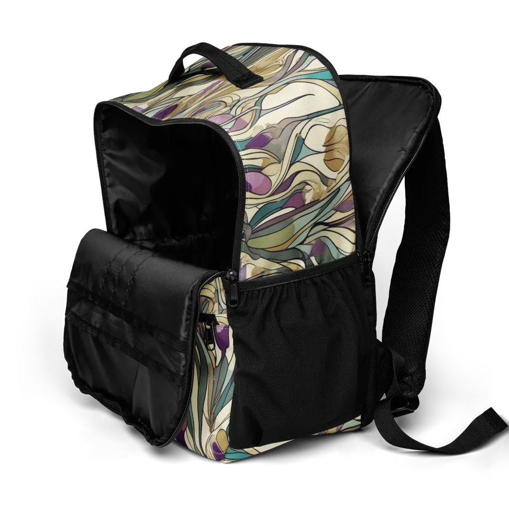 Iris Nocturne on Utility Backpack — Product details 2