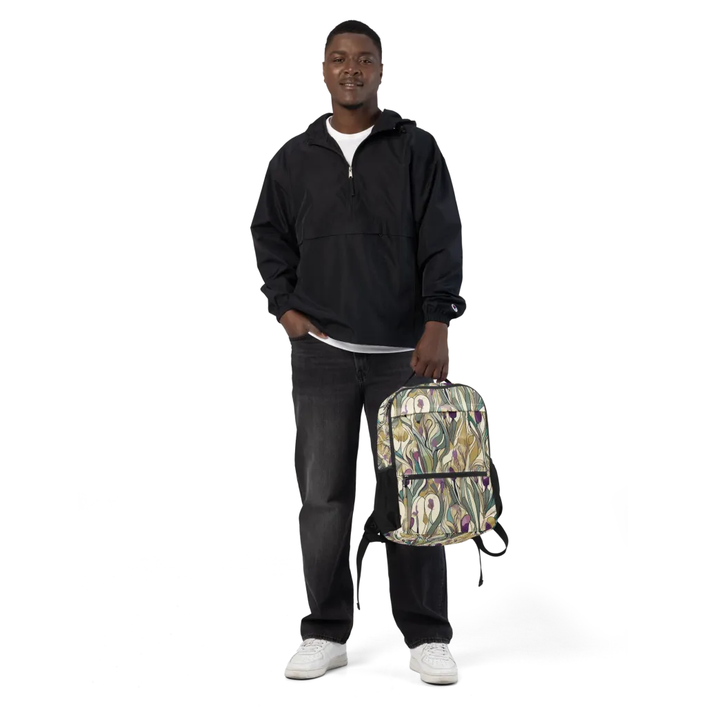 Iris Nocturne on Utility Backpack — Front