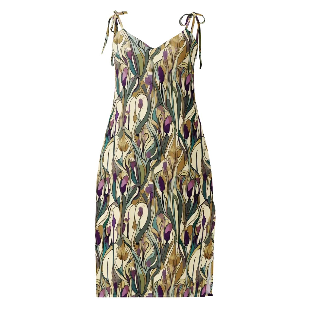 Iris Nocturne on Slip Dress — Front