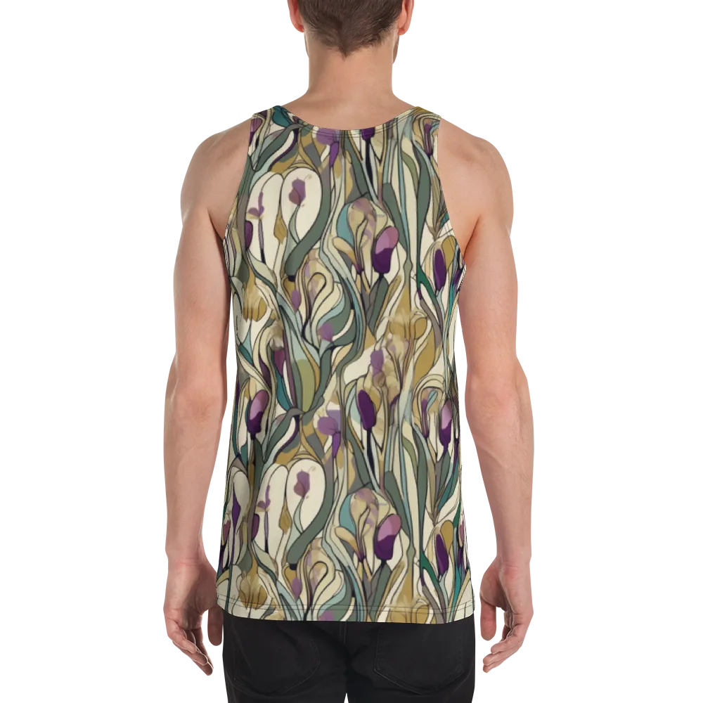 Iris Nocturne on Men's Tank Top — Back