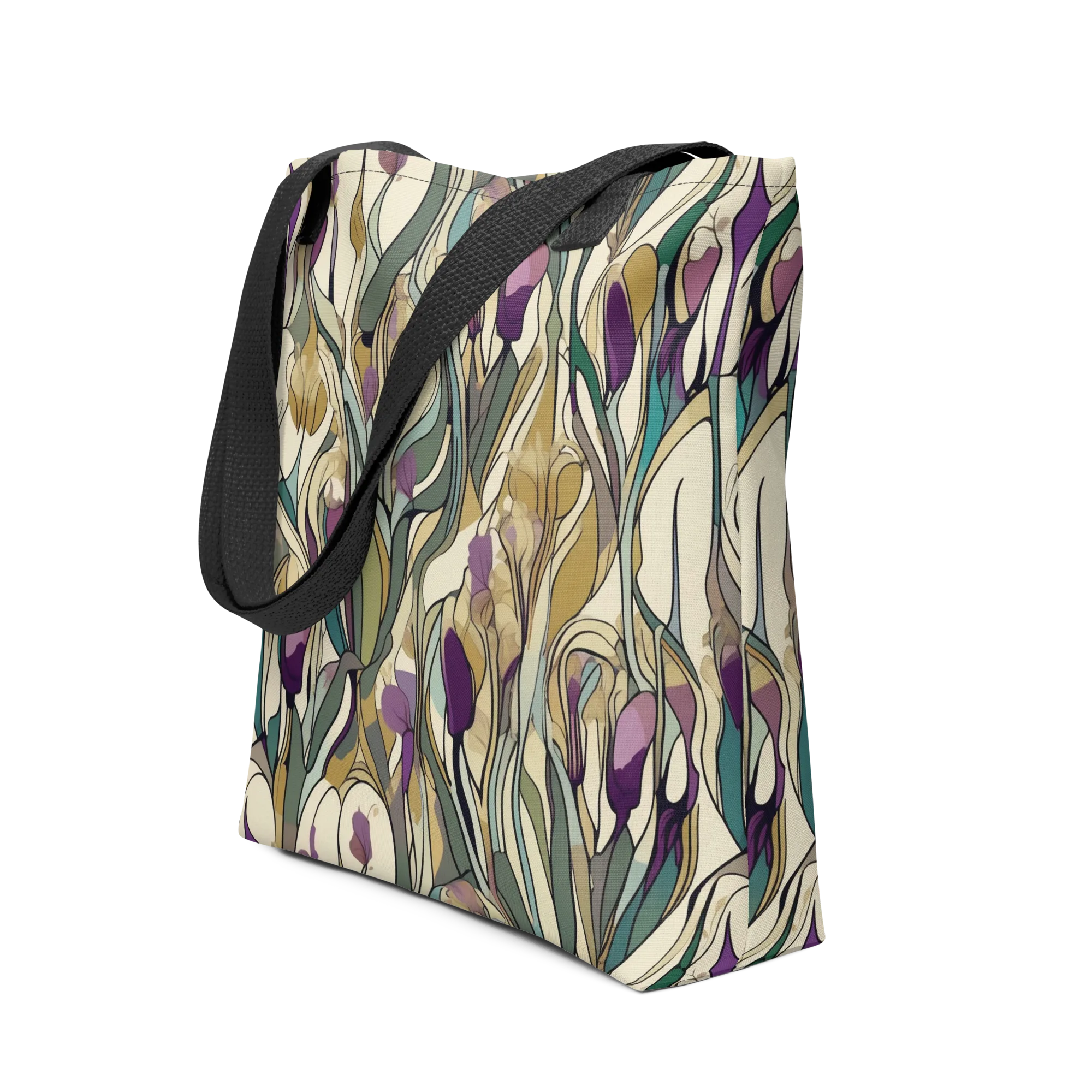 Iris Nocturne on Tote Bag — Front