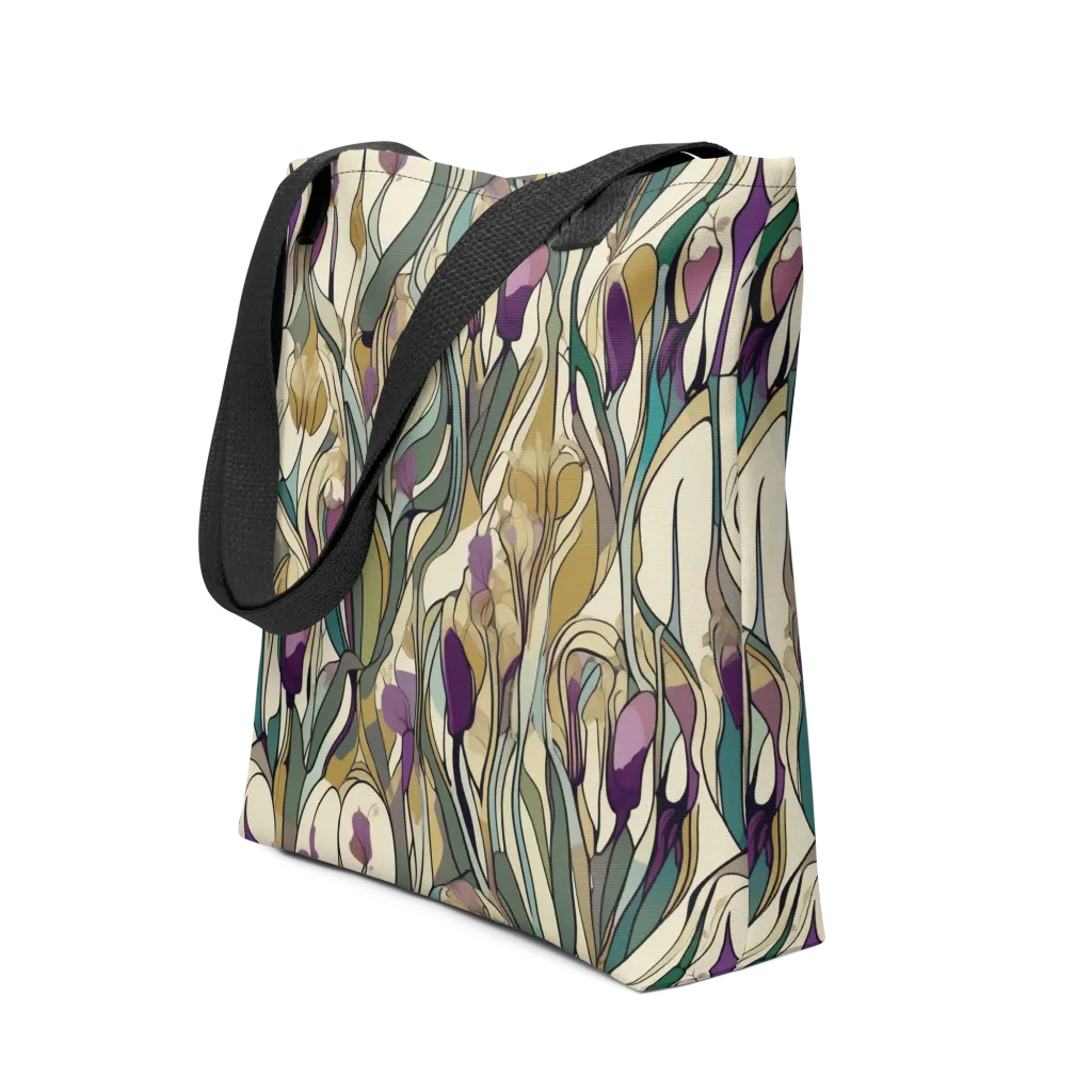 Iris Nocturne on Tote Bag — Front