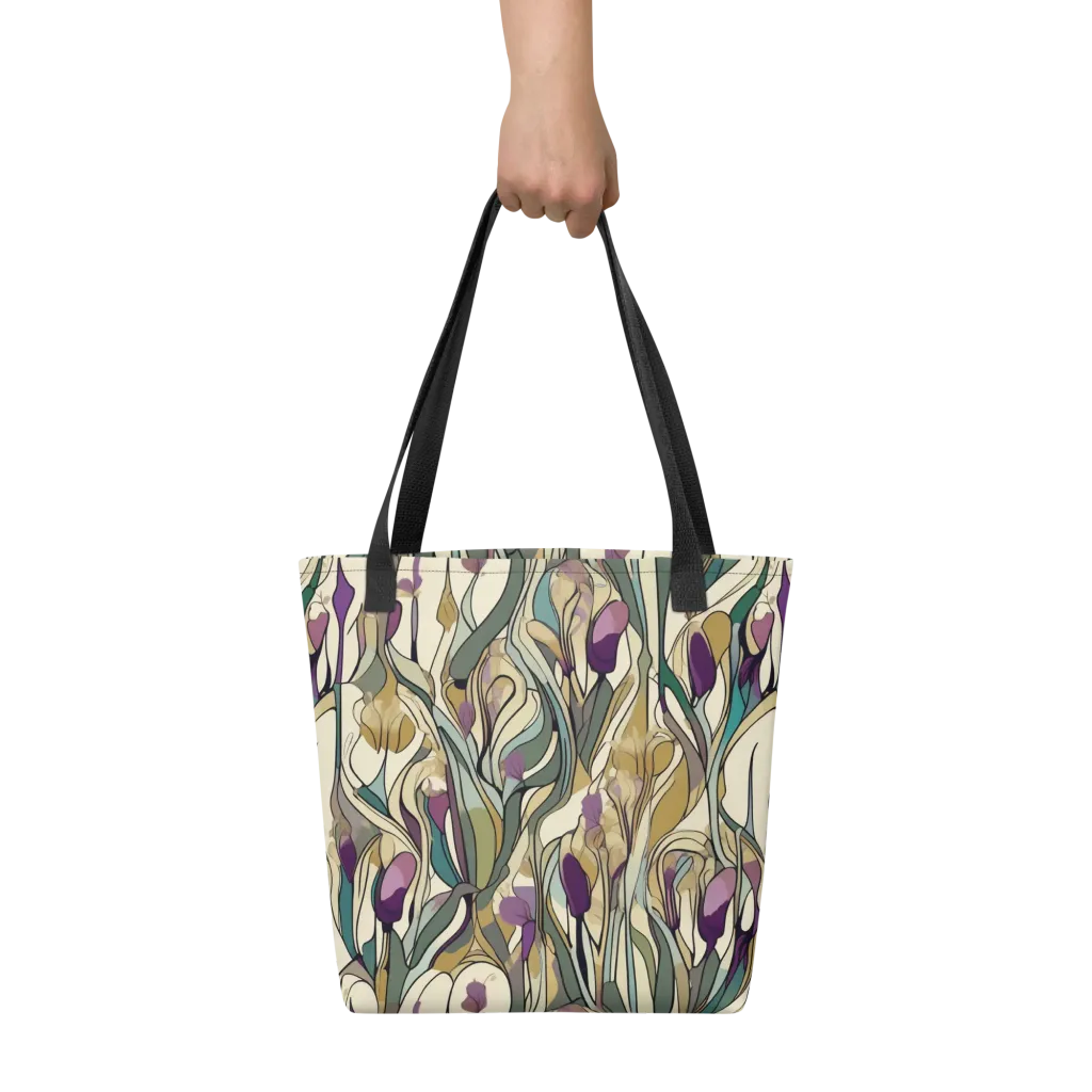 Iris Nocturne on Tote Bag — Front