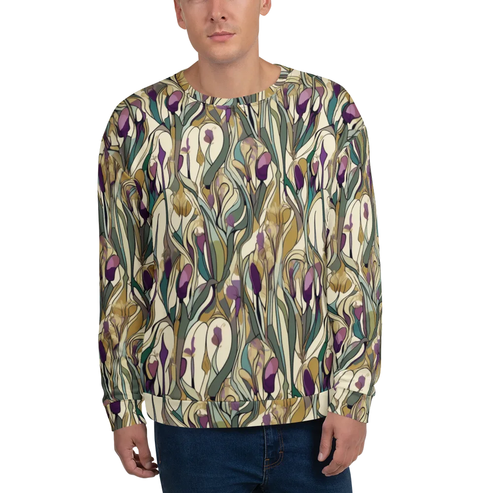 Iris Nocturne on Sweatshirt — Front