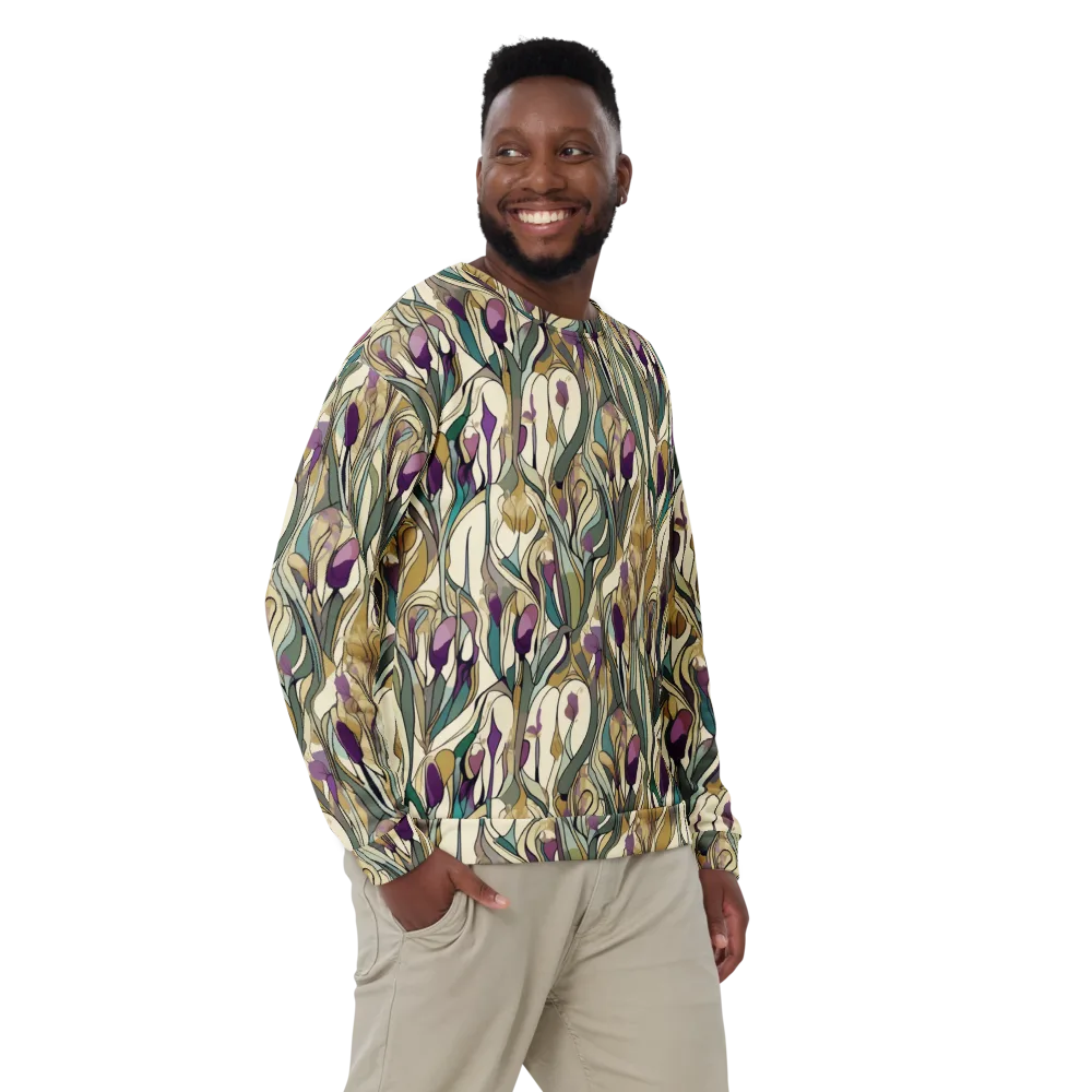 Iris Nocturne on Sweatshirt — Front
