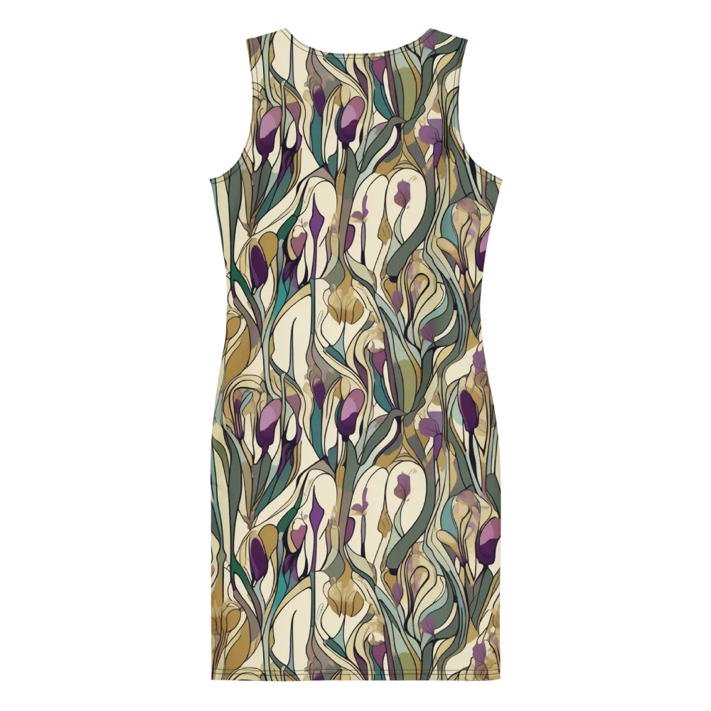 Iris Nocturne on Bodycon Dress — Back