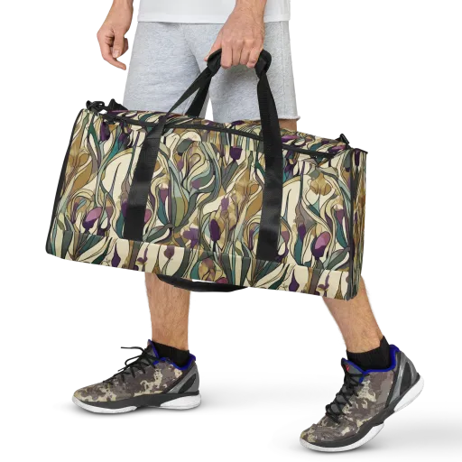 Iris Nocturne on a Duffle Bag