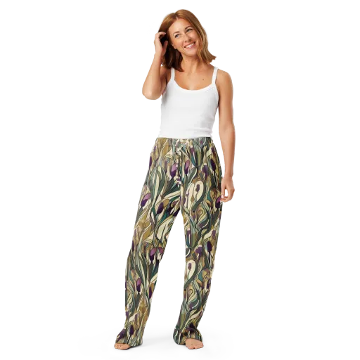 Iris Nocturne on a Women's Pajama Pants