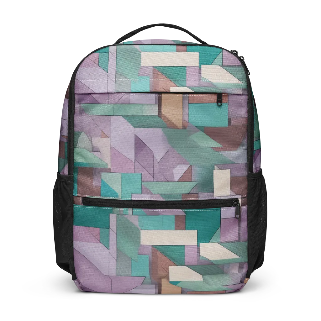 Pastel Circuit on Utility Backpack — Front