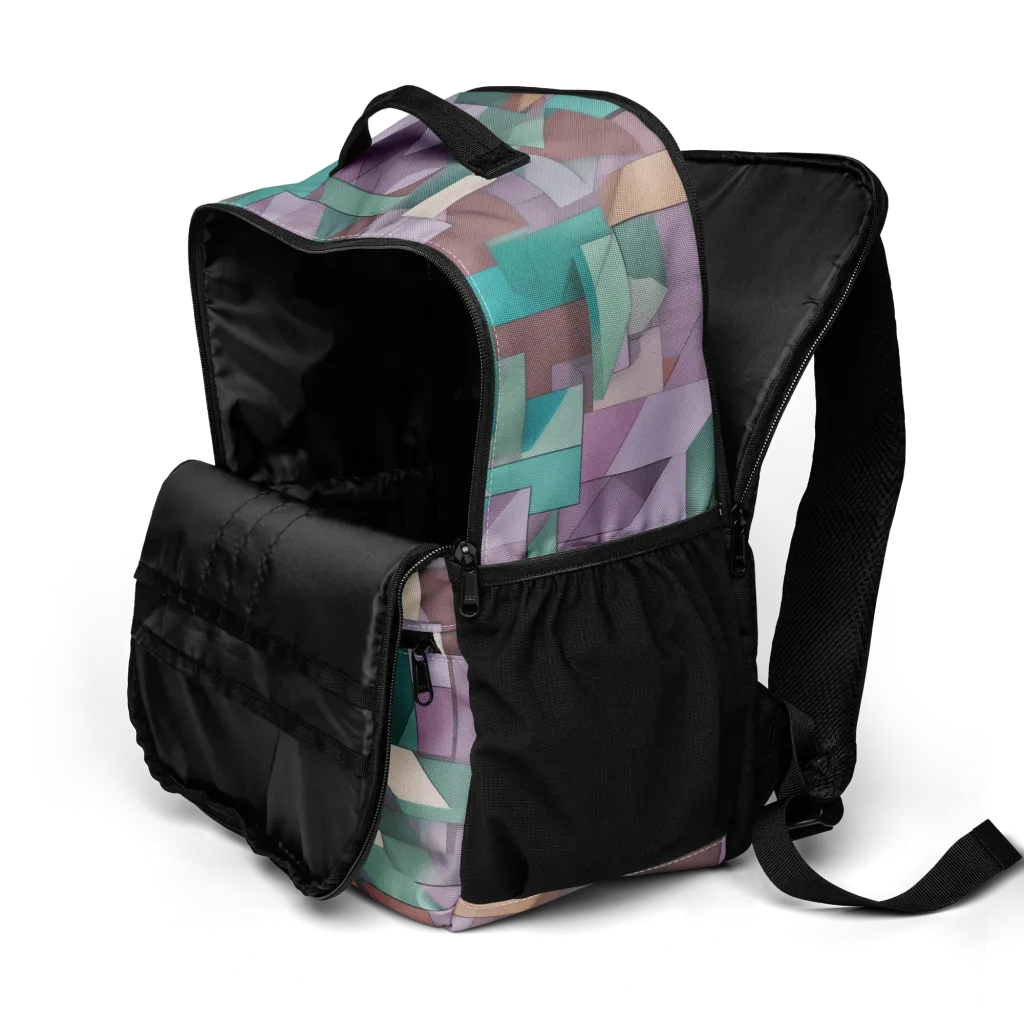 Pastel Circuit on Utility Backpack — Product details 2
