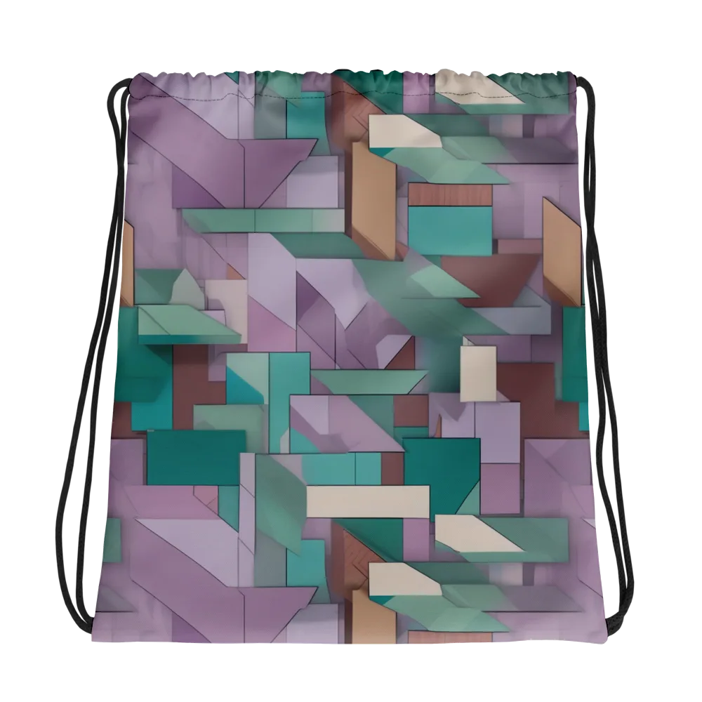 Pastel Circuit on Drawstring Bag — Photo