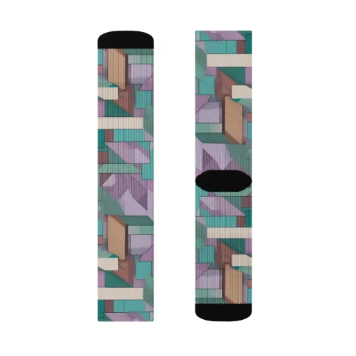 Pastel Circuit on a Socks