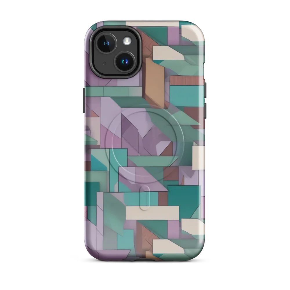 Pastel Circuit on MagSafe Tough Case for iPhone® — Front