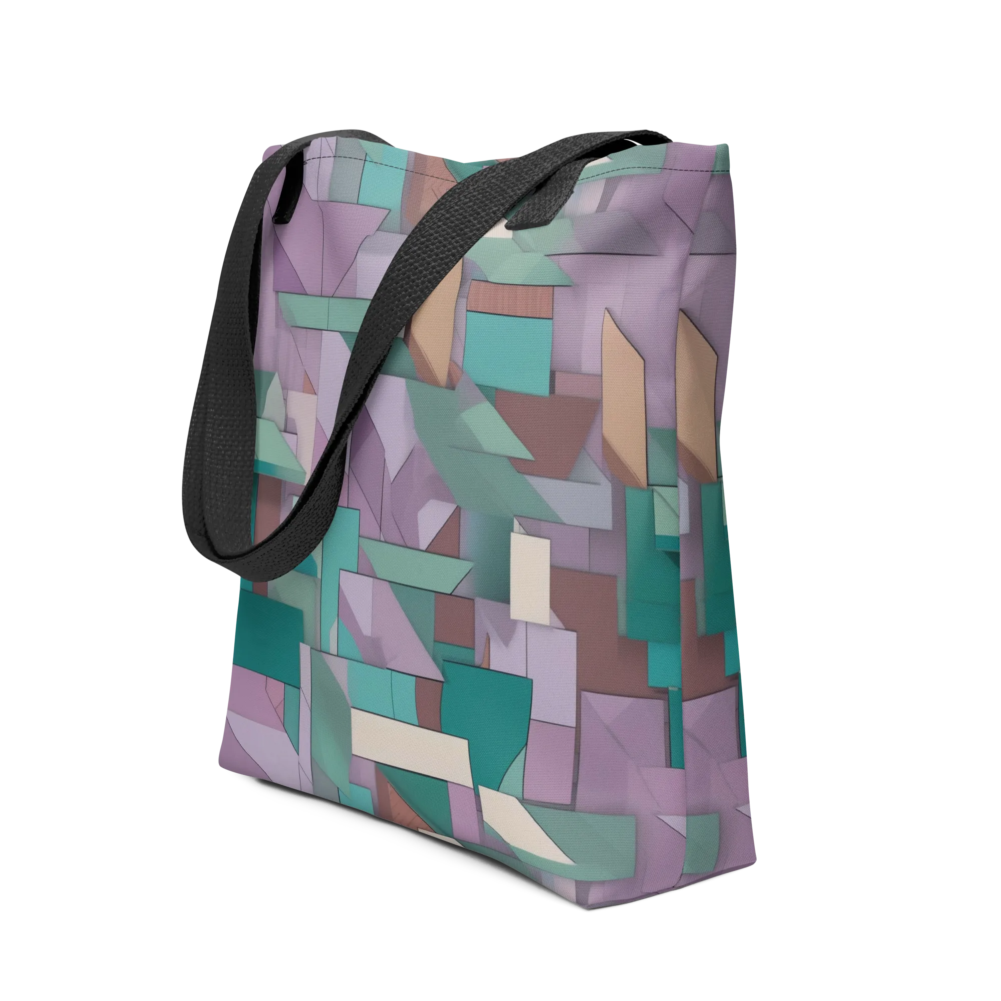 Pastel Circuit on Tote Bag — Front