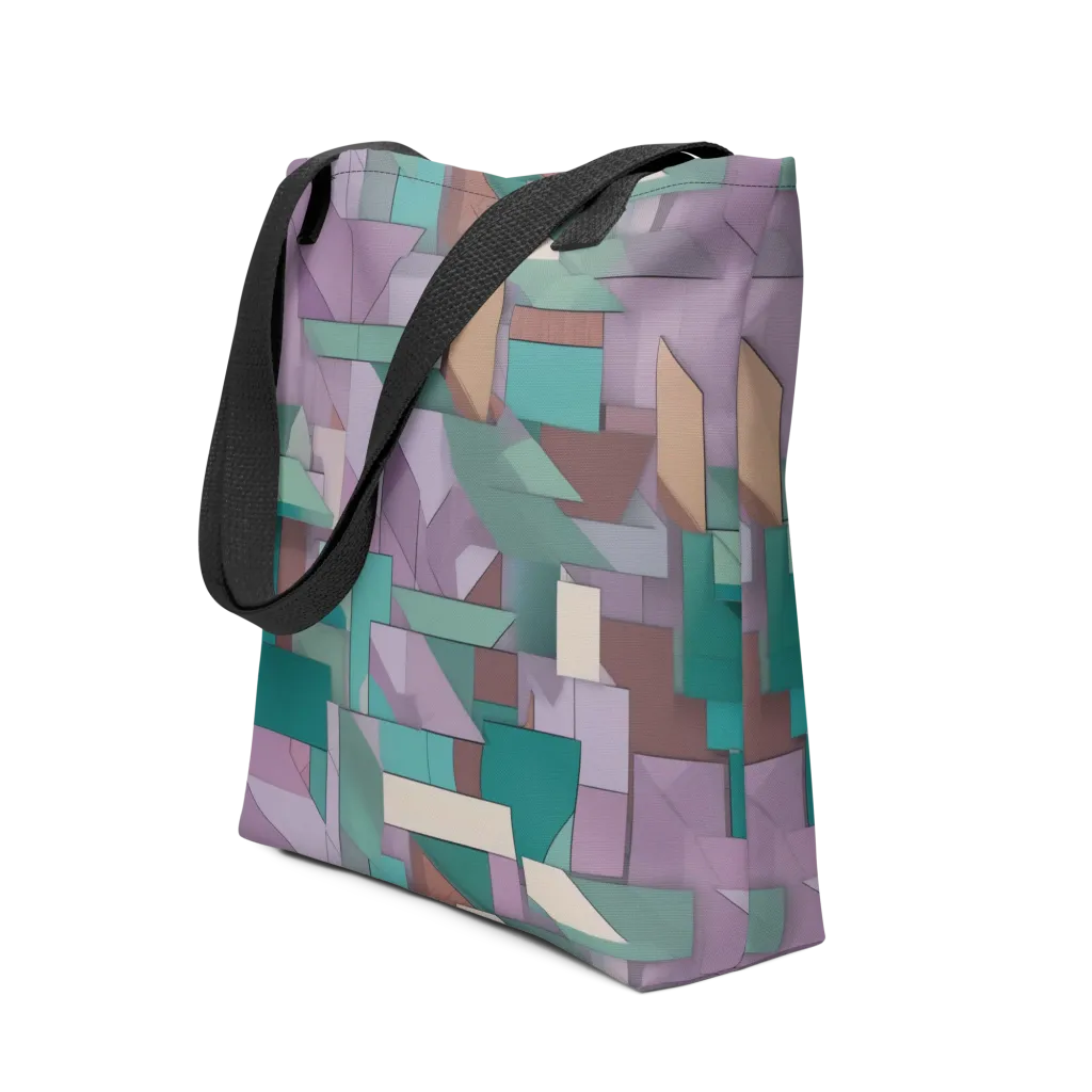 Pastel Circuit on Tote Bag — Front