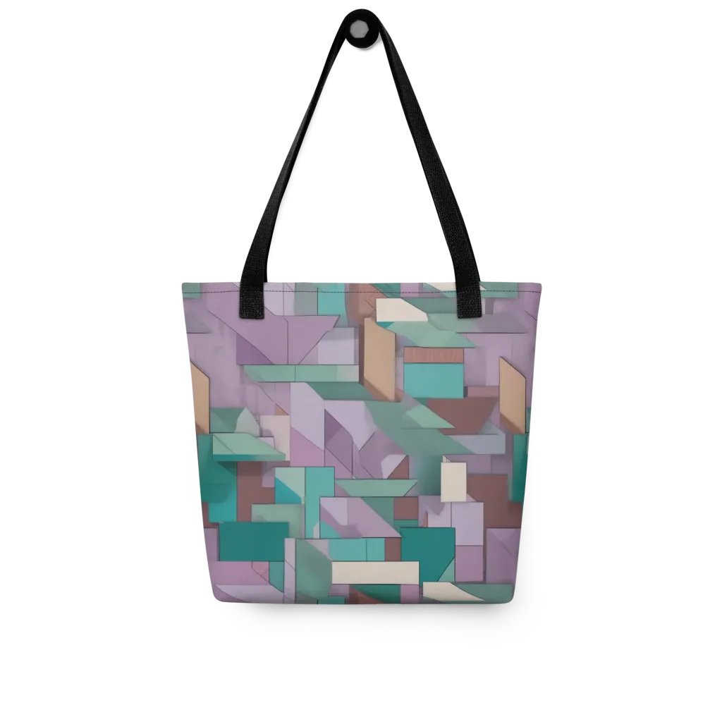 Pastel Circuit on Tote Bag — Front