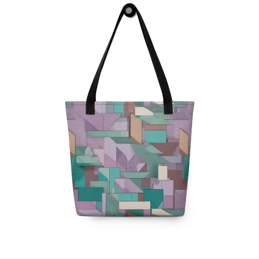 Pastel Circuit on a Tote Bag