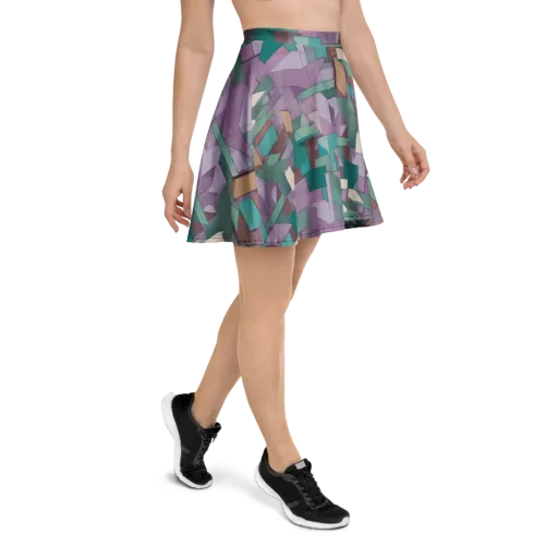 Pastel Circuit on a Skater Skirt