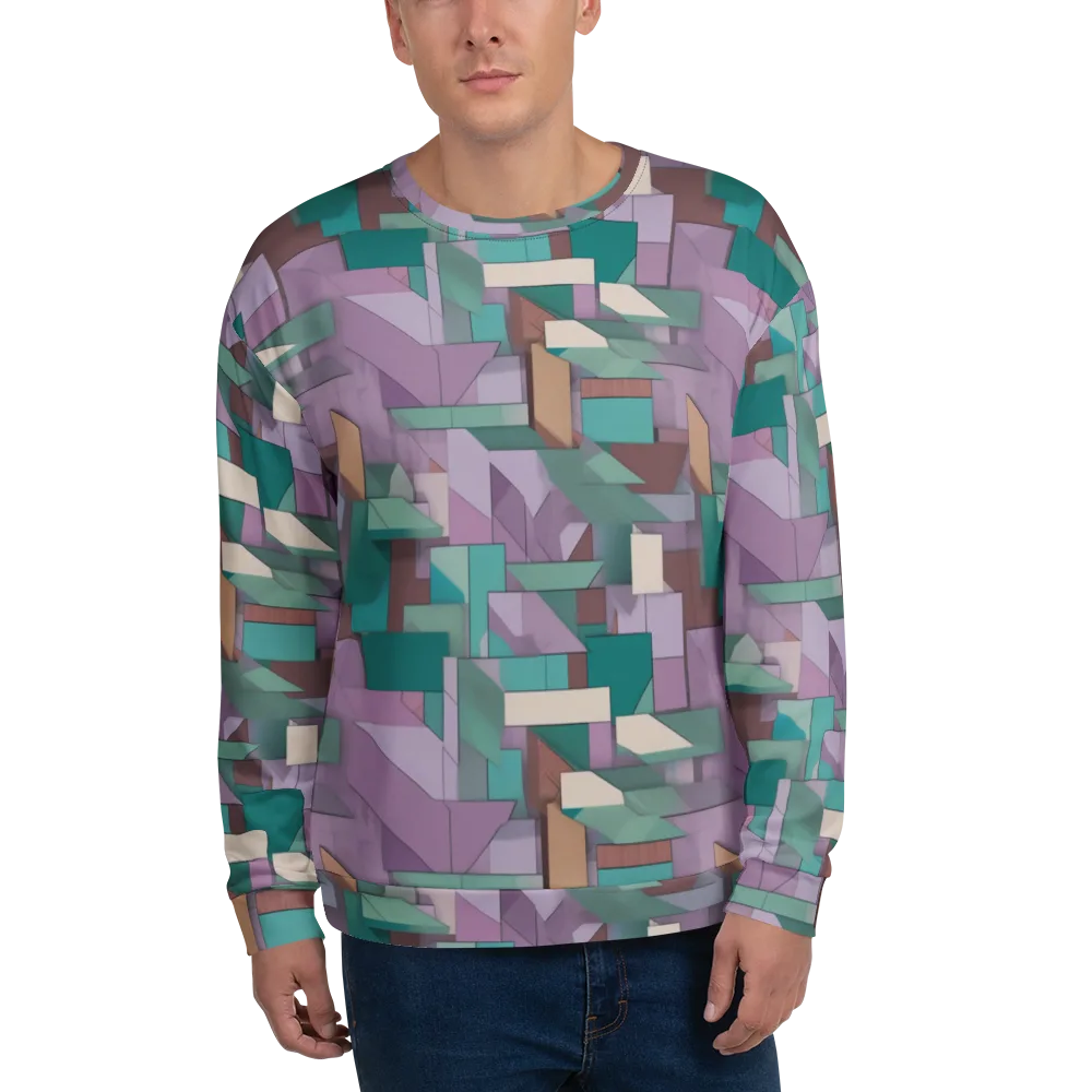 Pastel Circuit on Sweatshirt — Front
