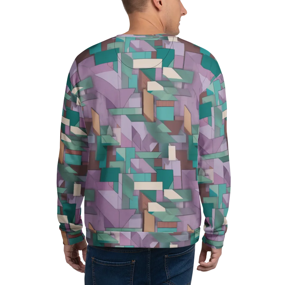 Pastel Circuit on Sweatshirt — Back