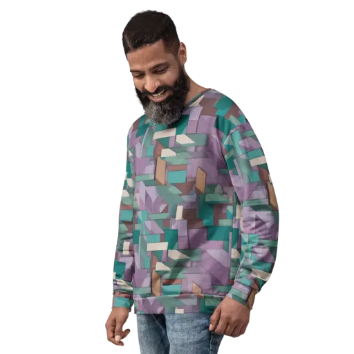 Pastel Circuit on a Sweatshirt
