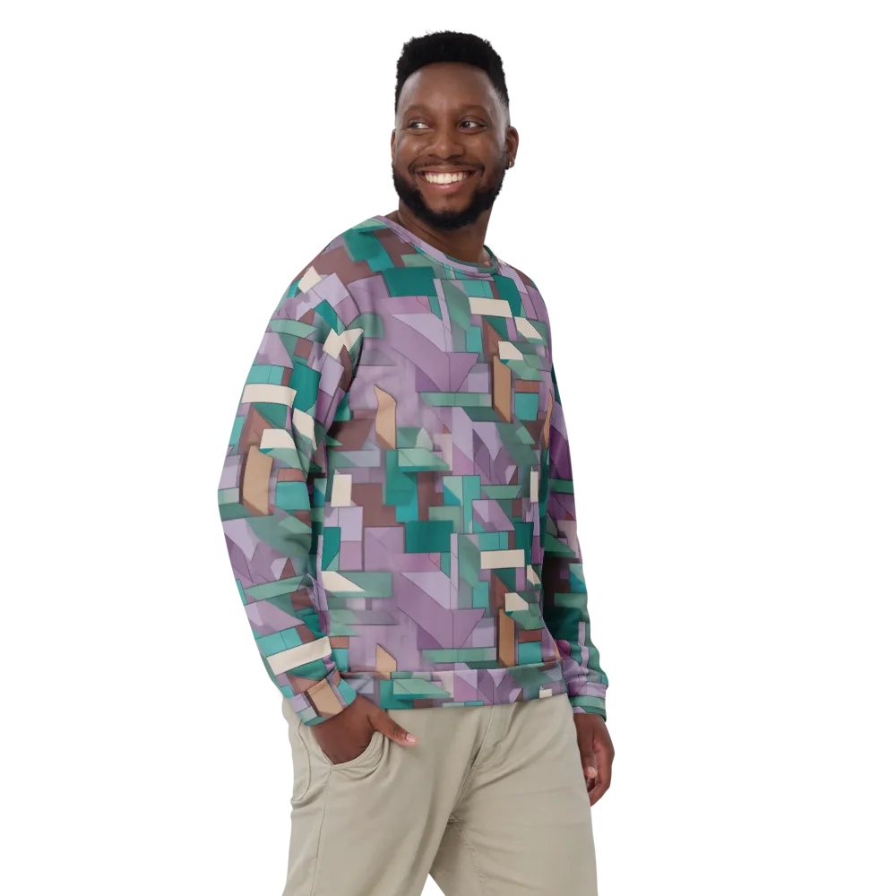 Pastel Circuit on Sweatshirt — Front