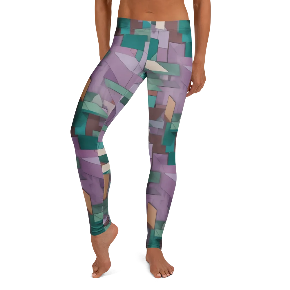 Pastel Circuit on Leggings — Front