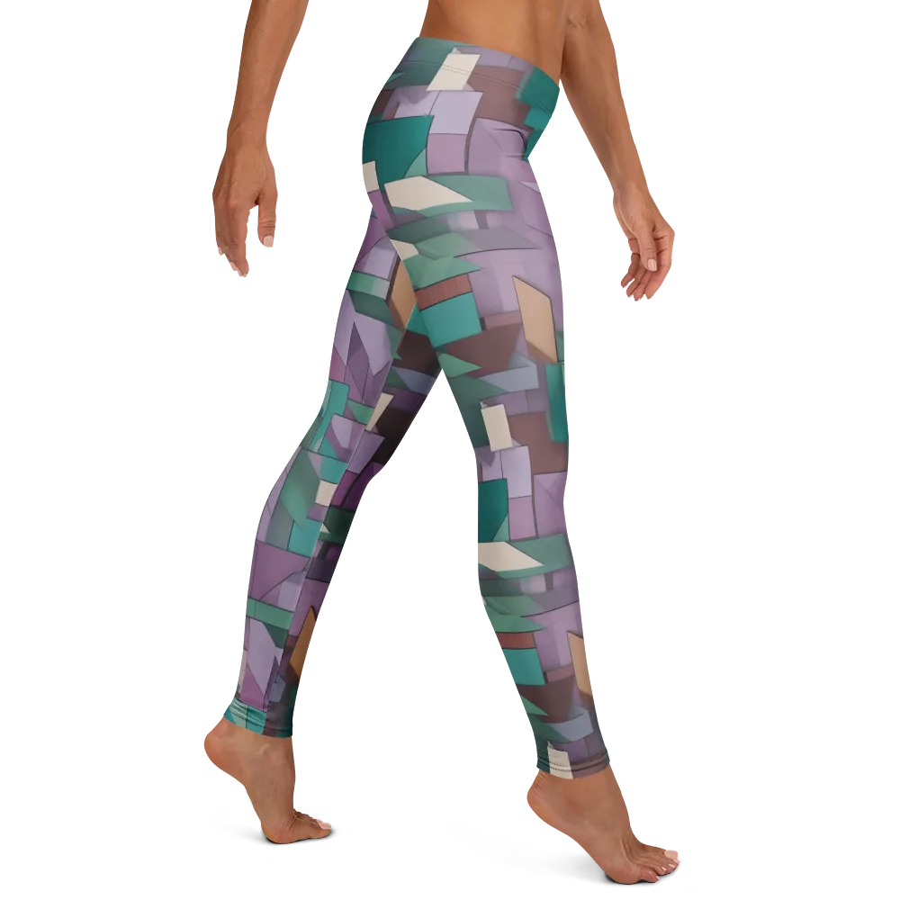 Pastel Circuit on Leggings — Right