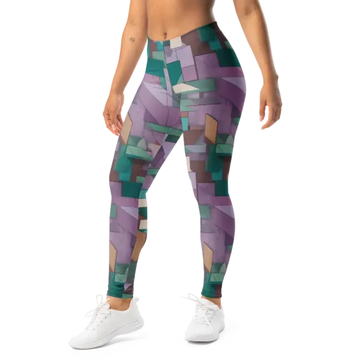 Pastel Circuit on a Leggings