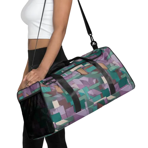 Pastel Circuit on a Duffle Bag