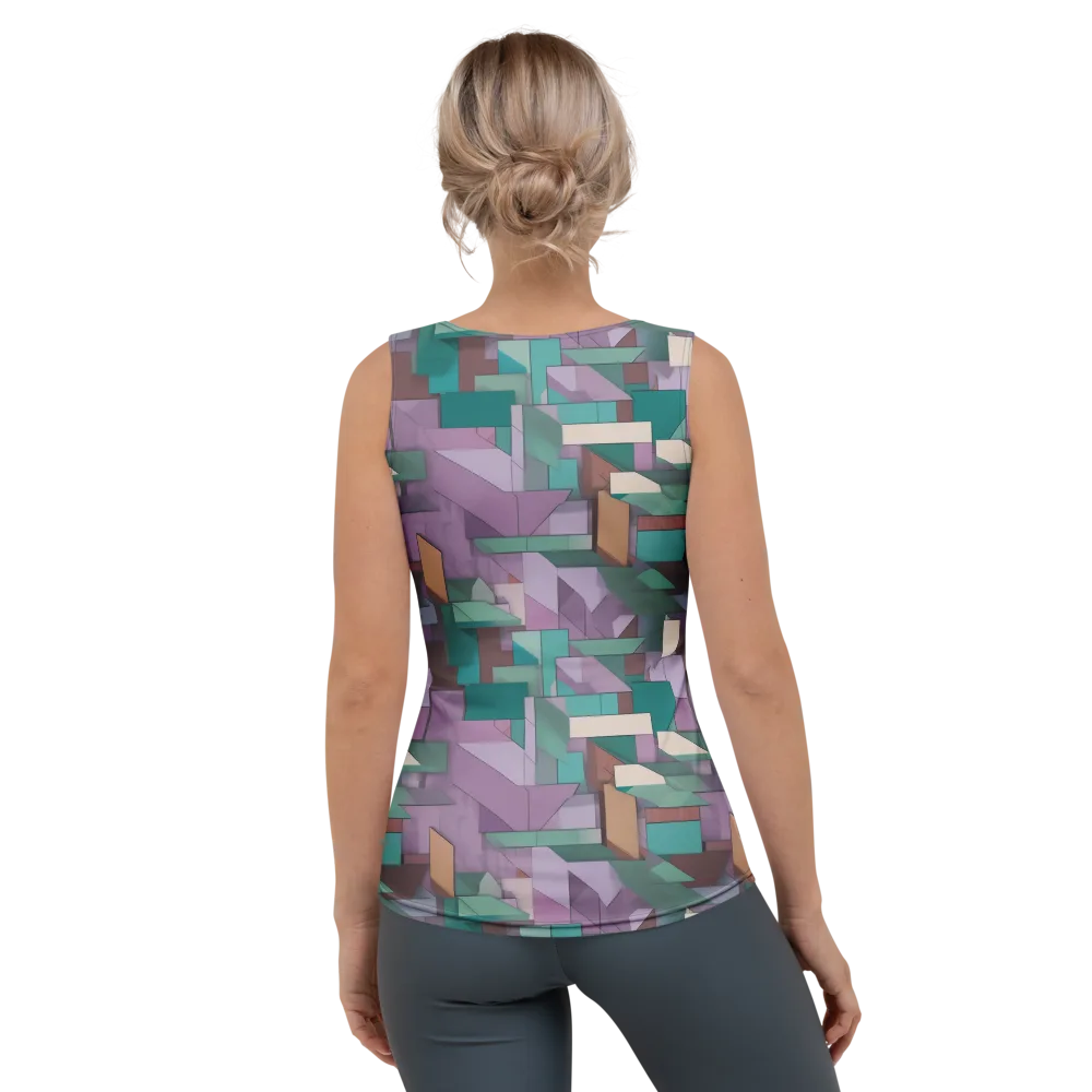 Pastel Circuit on Women's Tank Top — Back