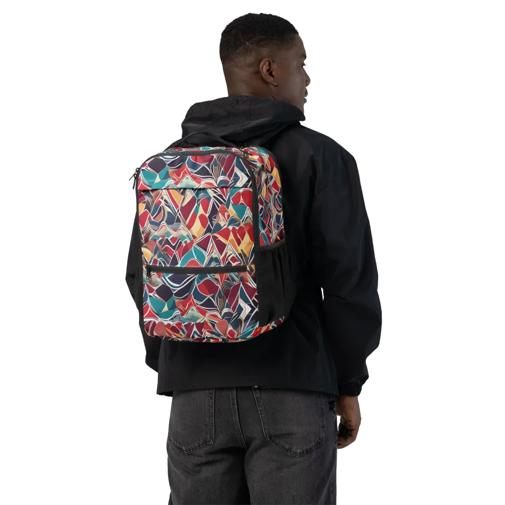 Chromatic Shardwork on Utility Backpack — Back
