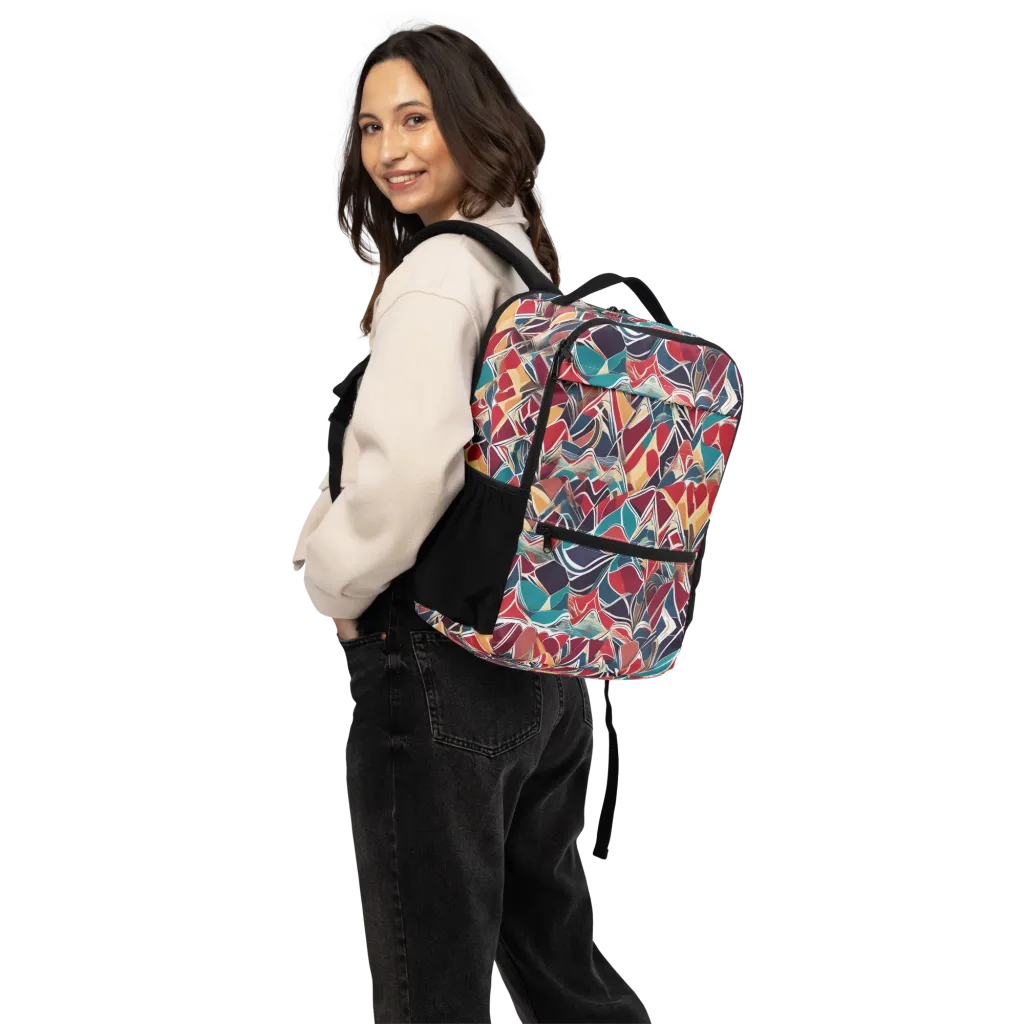 Chromatic Shardwork on Utility Backpack — Back