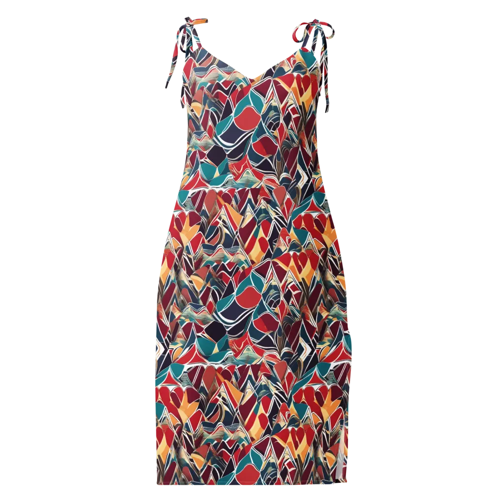 Chromatic Shardwork on Slip Dress — Front