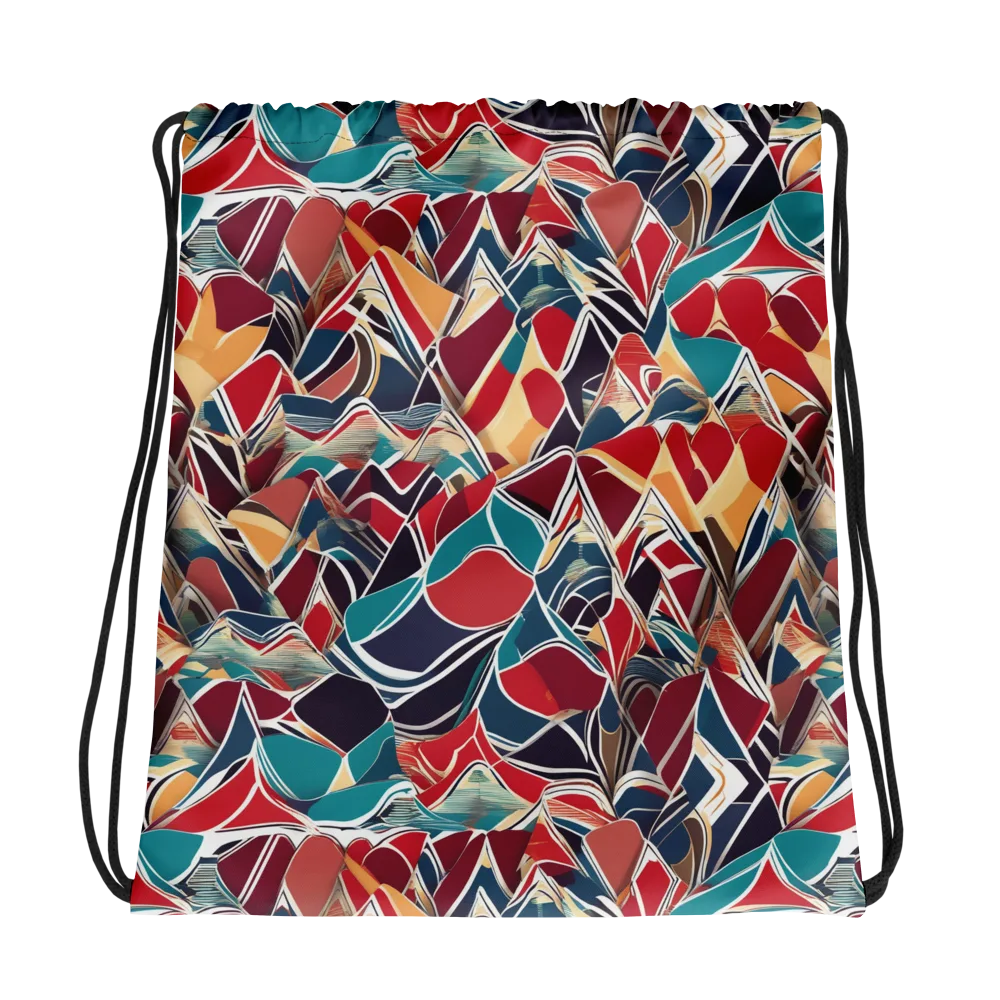 Chromatic Shardwork on Drawstring Bag — Photo