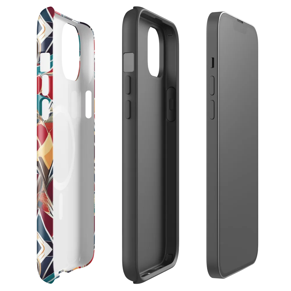 Chromatic Shardwork on MagSafe Tough Case for iPhone® — Front